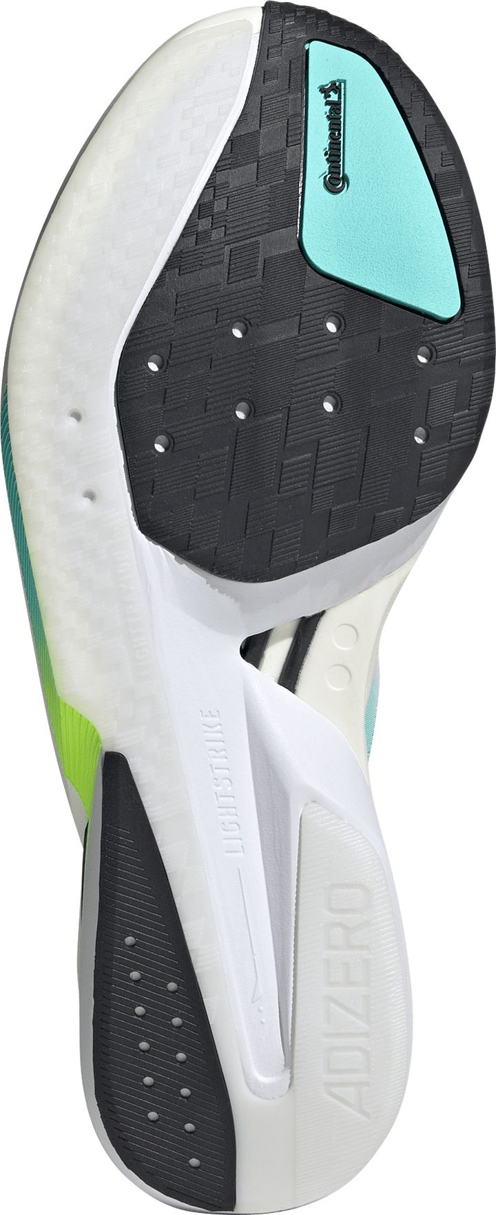 Adidas Men's Adizero Boston 13 Flash Aqua/Cloud White/Lucid Lemon Adidas