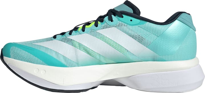 Adidas Men's Adizero Boston 13 Flash Aqua/Cloud White/Lucid Lemon Adidas