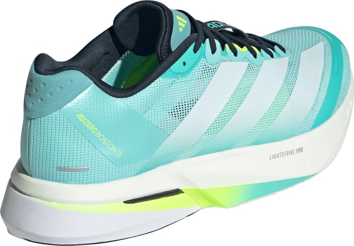 Adidas Men's Adizero Boston 13 Flash Aqua/Cloud White/Lucid Lemon Adidas