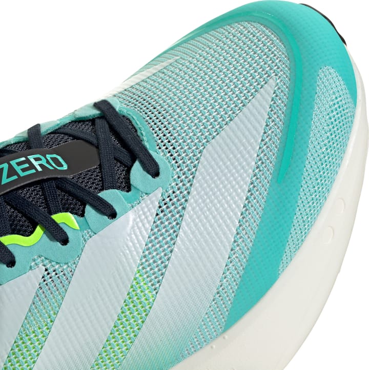 Adidas Men's Adizero Boston 13 Flash Aqua/Cloud White/Lucid Lemon Adidas