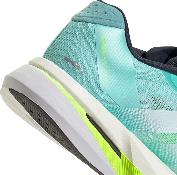 Adidas Men's Adizero Boston 13 Flash Aqua/Cloud White/Lucid Lemon Adidas