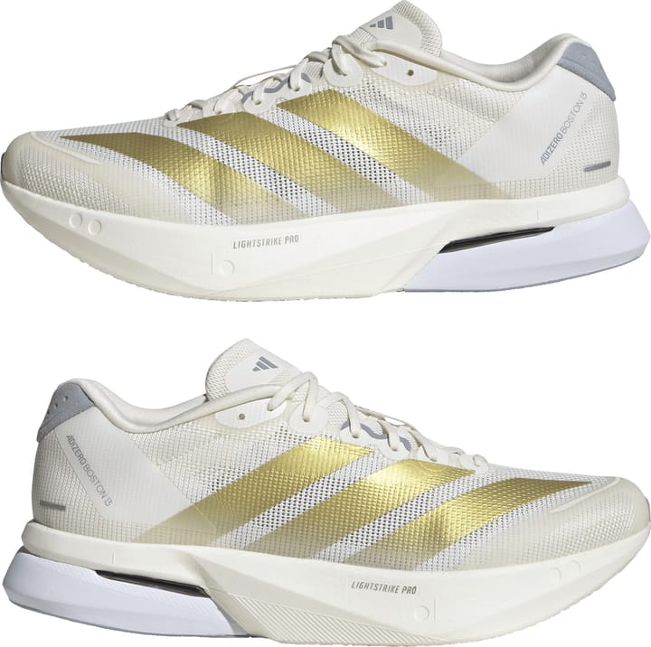 Adidas Men's Adizero Boston 13 Cloud White/Gold Mint/Halsil Adidas Adidas Men's Adizero Boston 13 Cloud White/Gold Mint/Halsil Adidas