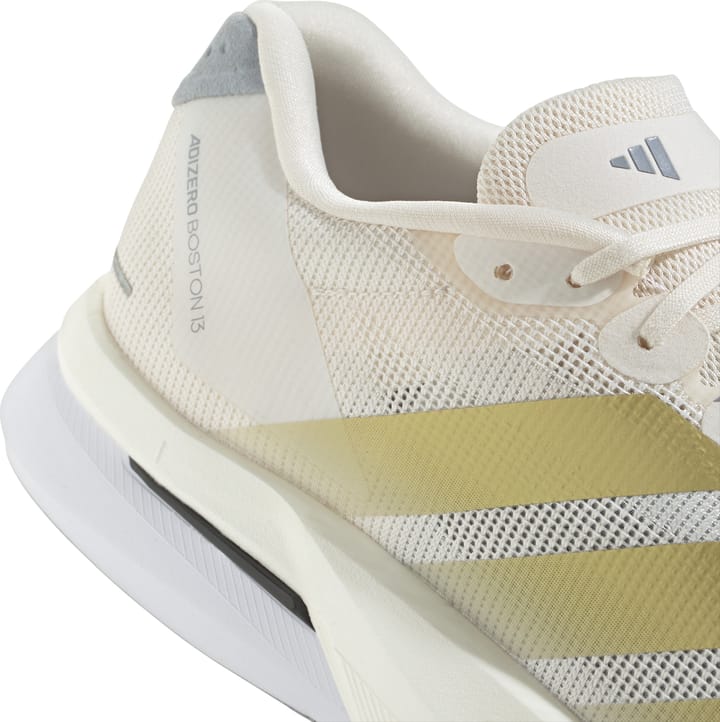 Adidas Men's Adizero Boston 13 Cloud White/Gold Mint/Halsil Adidas Adidas Men's Adizero Boston 13 Cloud White/Gold Mint/Halsil Adidas