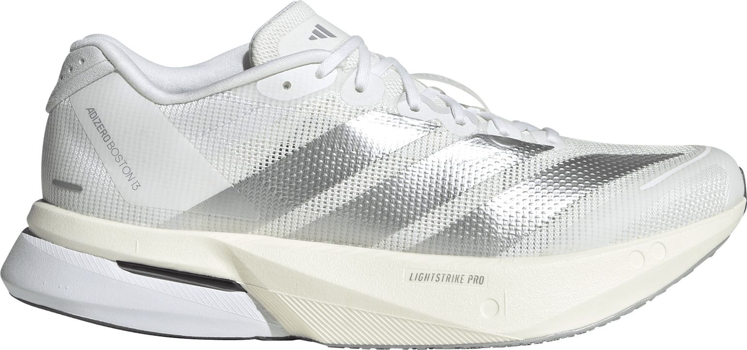 Adidas Women's Adizero Boston 13 Cloud White / Matte Silver / Dash Grey