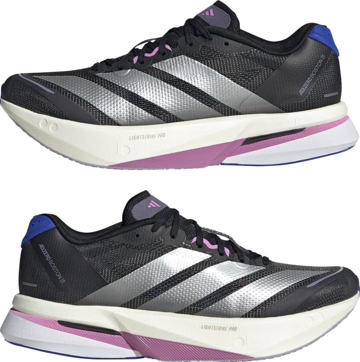 Adidas Women's Adizero Boston 13 Core Black/Silver Mint/Lucid Blue Adidas
