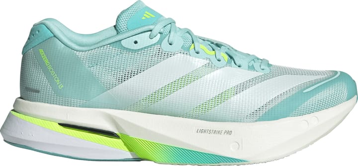 Adidas Women's Adizero Boston 13 Semi Flash Aqua/Zero Metalic/Lucid Lemon Adidas