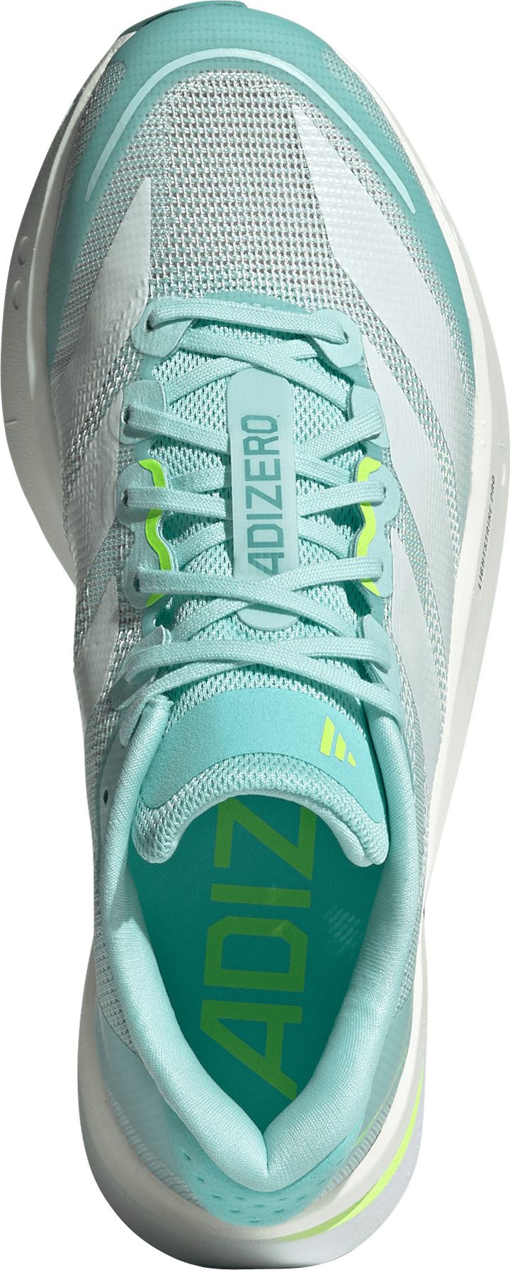 Adidas Women's Adizero Boston 13 Semi Flash Aqua/Zero Metalic/Lucid Lemon Adidas