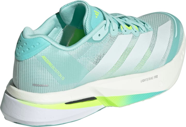 Adidas Women's Adizero Boston 13 Semi Flash Aqua/Zero Metalic/Lucid Lemon Adidas