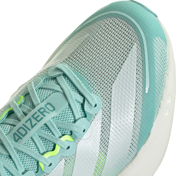 Adidas Women's Adizero Boston 13 Semi Flash Aqua/Zero Metalic/Lucid Lemon Adidas