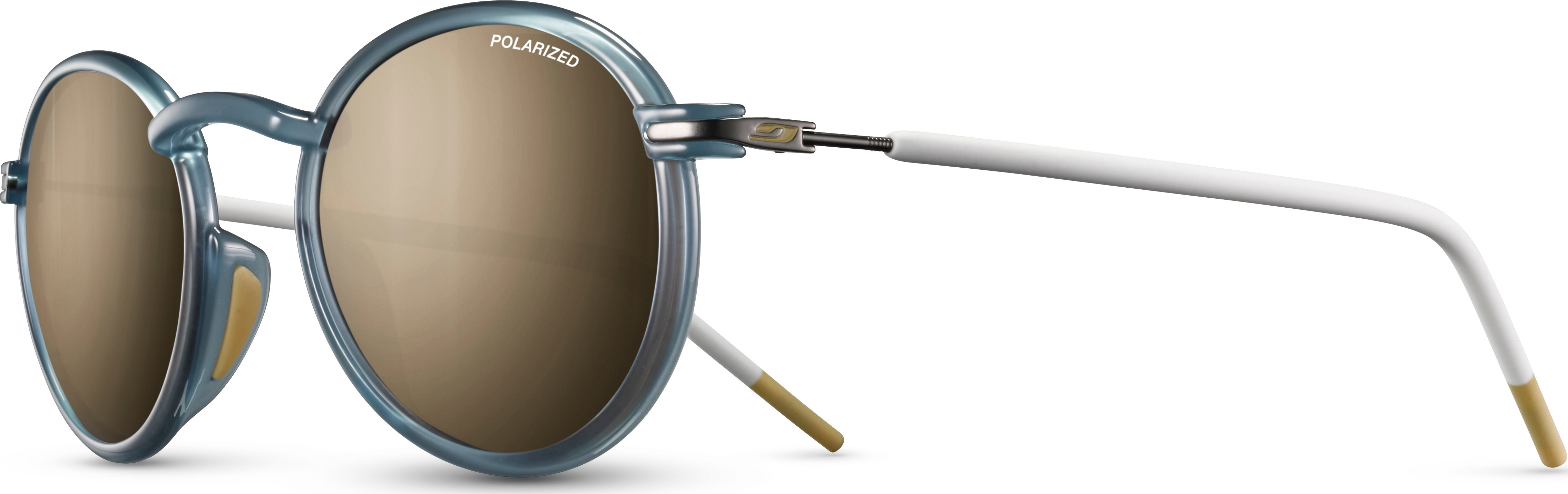 Julbo Around Spectron Polarized 3 Shiny Translucent Blue/Camel Solbriller OneSize