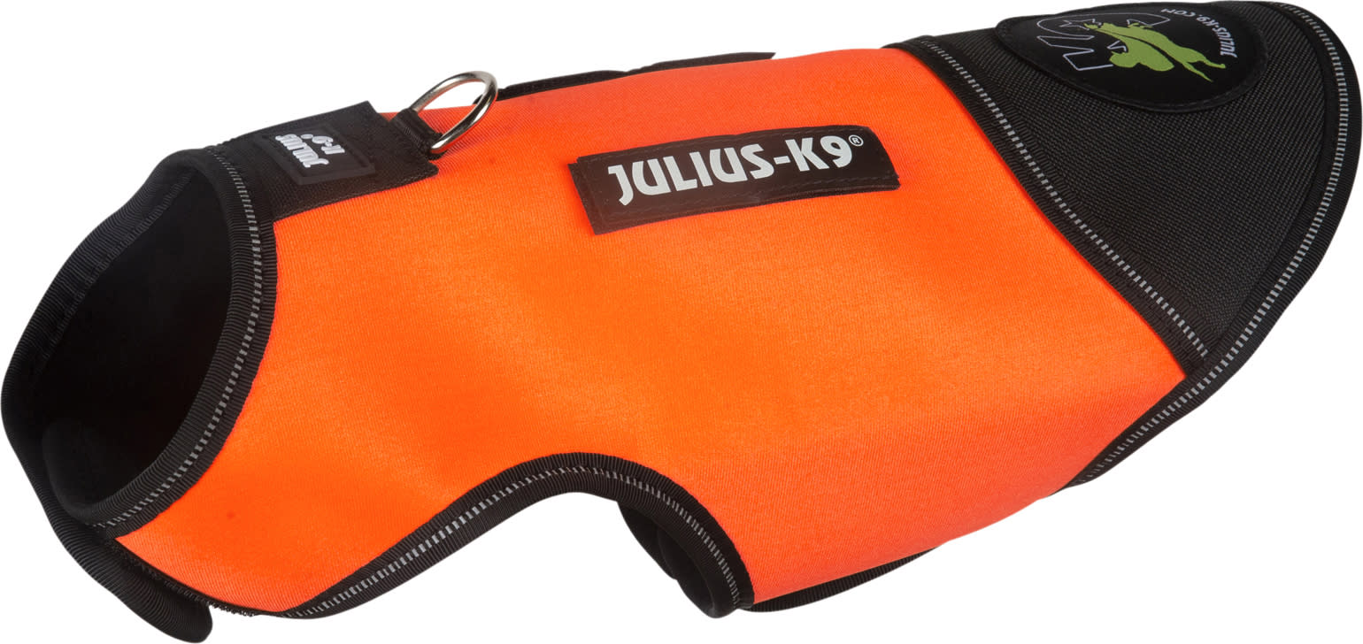 Julius-K9 Neoprene Idc Dog Jacket UV Baby 2 Orange