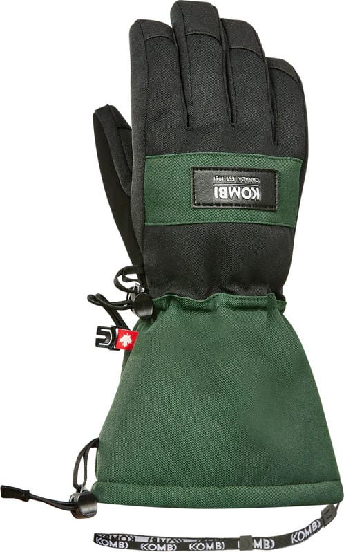 Kombi Juniors' Downhill WATERGUARD Gloves Tropic Green Kombi