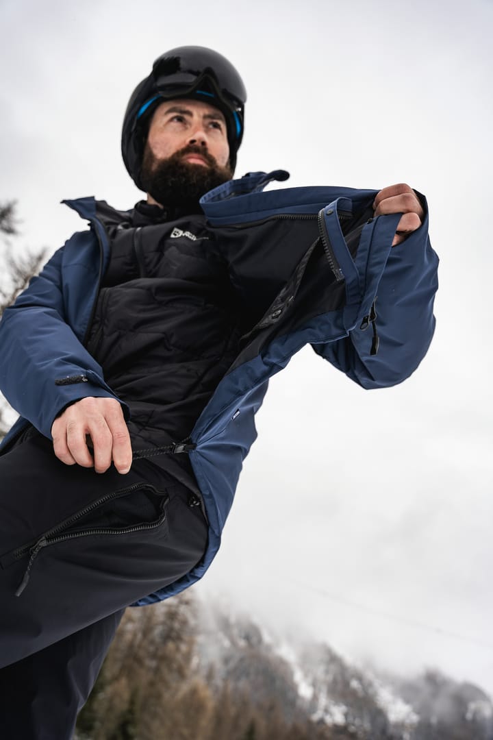 Jack Wolfskin Men's Flowline 3in1 Jacket Midnight Sky Jack Wolfskin