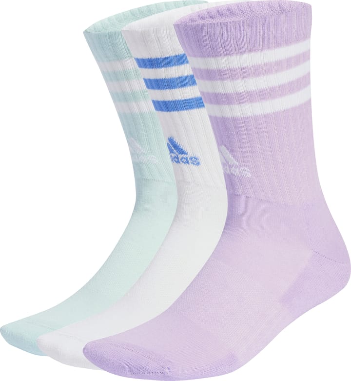 Adidas 3-Stripes Cushioned Sportswear Crew Socks 3-Pairs Powder Plum/White/Halo Mint Adidas Adidas 3-Stripes Cushioned Sportswear Crew Socks 3-Pairs Powder Plum/White/Halo Mint Adidas