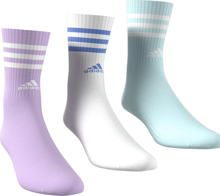 Adidas 3-Stripes Cushioned Sportswear Crew Socks 3-Pairs Powder Plum/White/Halo Mint Adidas Adidas 3-Stripes Cushioned Sportswear Crew Socks 3-Pairs Powder Plum/White/Halo Mint Adidas