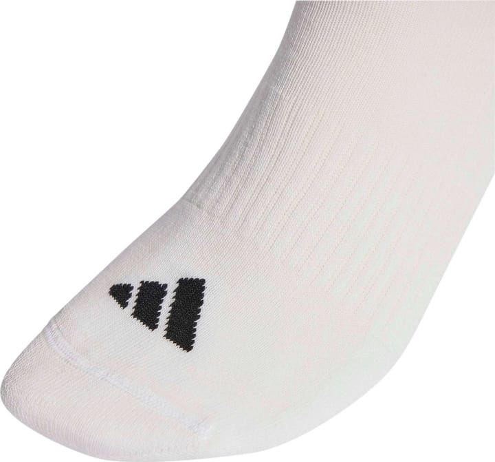 Adidas 3 Stripes Cushioned Sportswear Crew Socks White/black/black Adidas