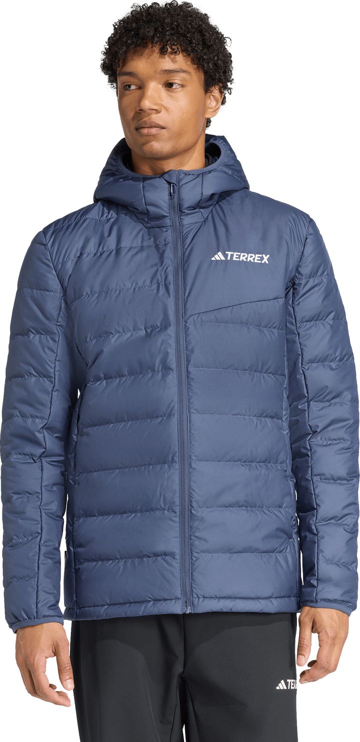 Adidas Men's Multi Light Down Hooded Jacket Shanav Adidas