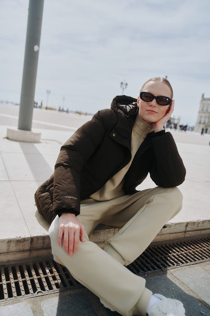 Twentyfour Mode Naia Down Parka D Mørk Brun Twentyfour
