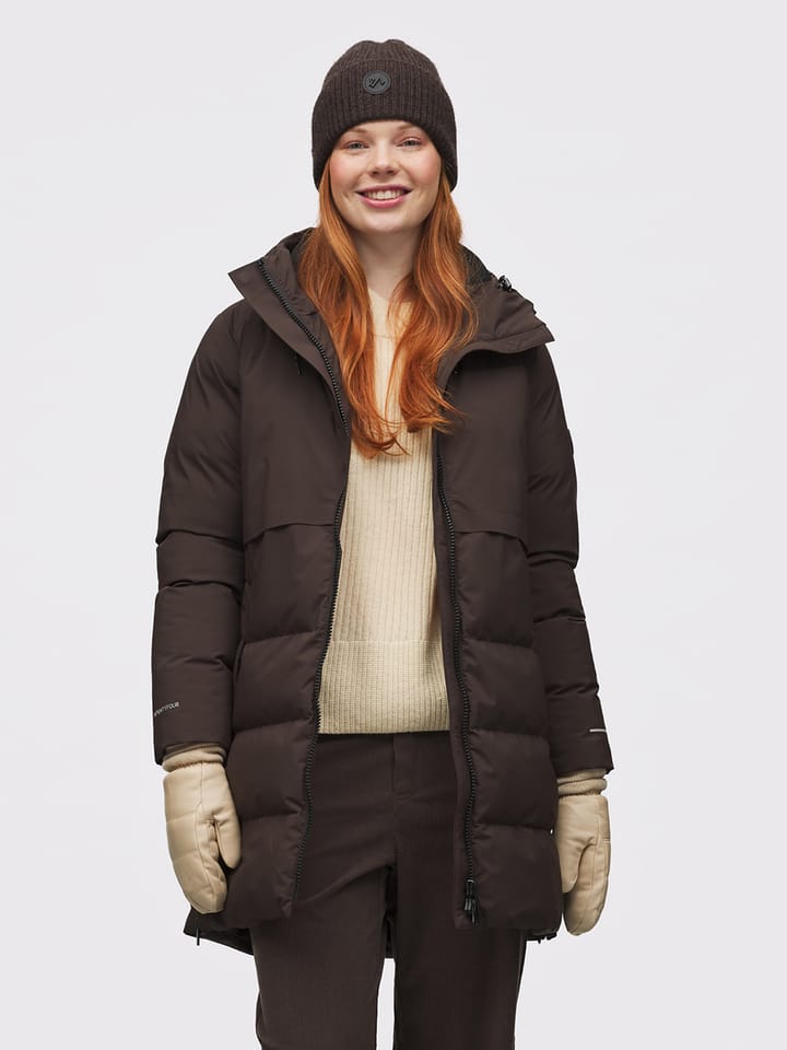 Twentyfour Mode Naia Down Parka D Mørk Brun Twentyfour