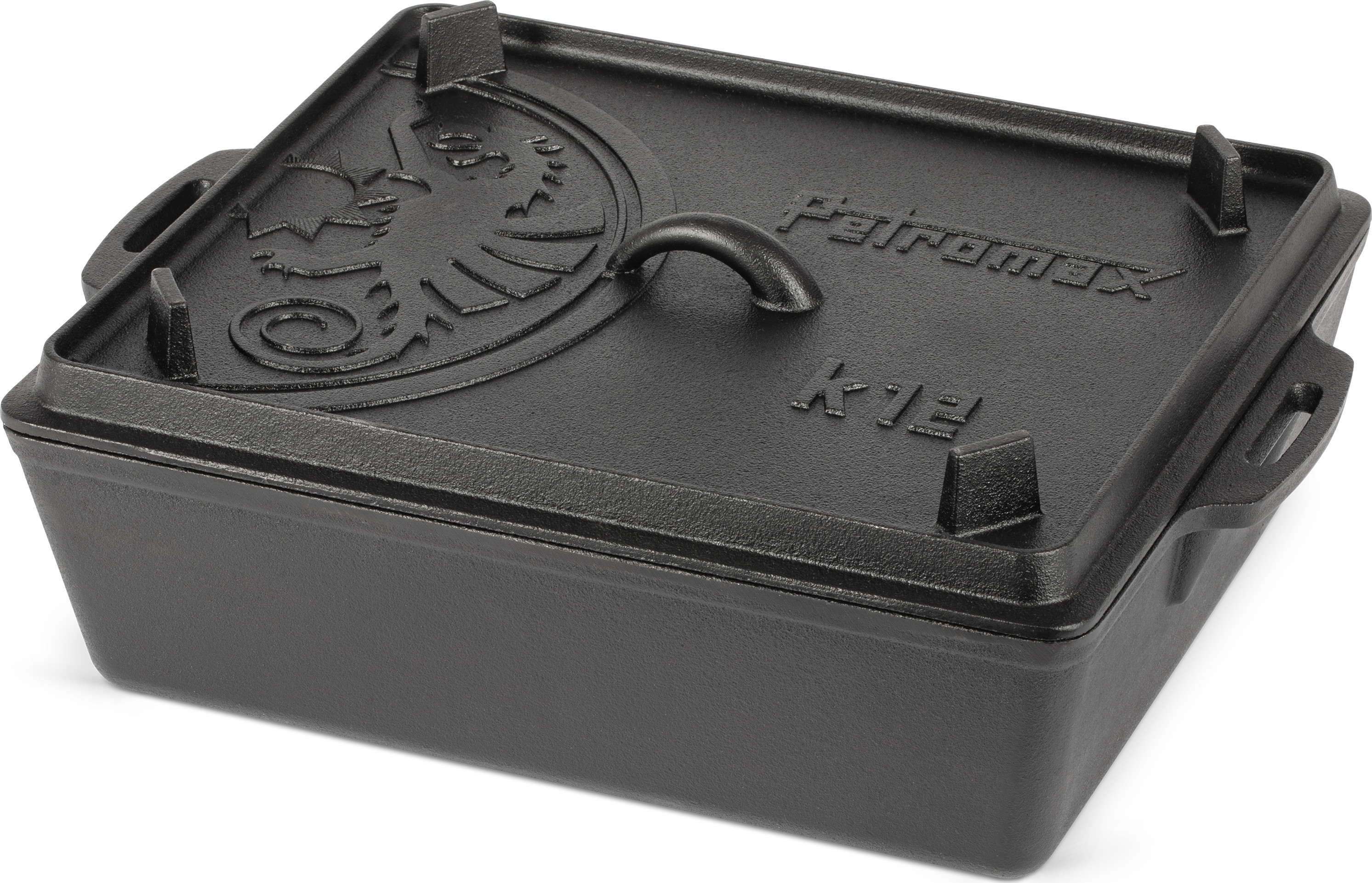 Petromax Loaf Pan With Lid K12 Black Keittotarvikkeet OneSize