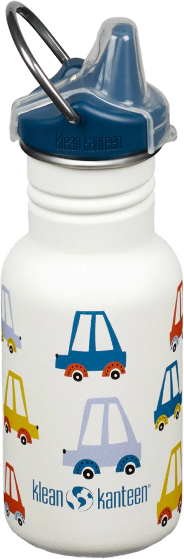 Klean Kanteen Kids' Classic Narrow 355ml (W/ Kid Sippy) Cars