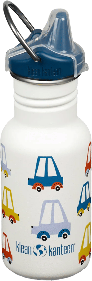 Klean Kanteen Kids' Classic Narrow 355ml (W/ Kid Sippy) Cars Klean Kanteen