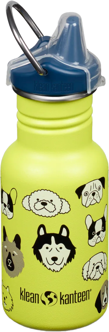 Klean Kanteen Kids' Classic Narrow 355ml (W/ Kid Sippy) Dogs Pullot 355 ml