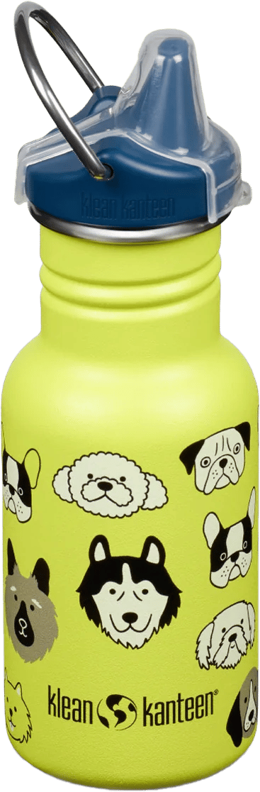 Klean Kanteen Kids' Classic Narrow 355ml (W/ Kid Sippy) Dogs Klean Kanteen
