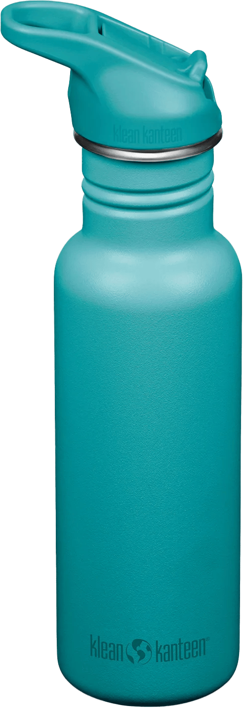 Klean Kanteen Classic Narrow 532 ml (W/ Flip Seal Sport Cap and Straw) Baltic Klean Kanteen