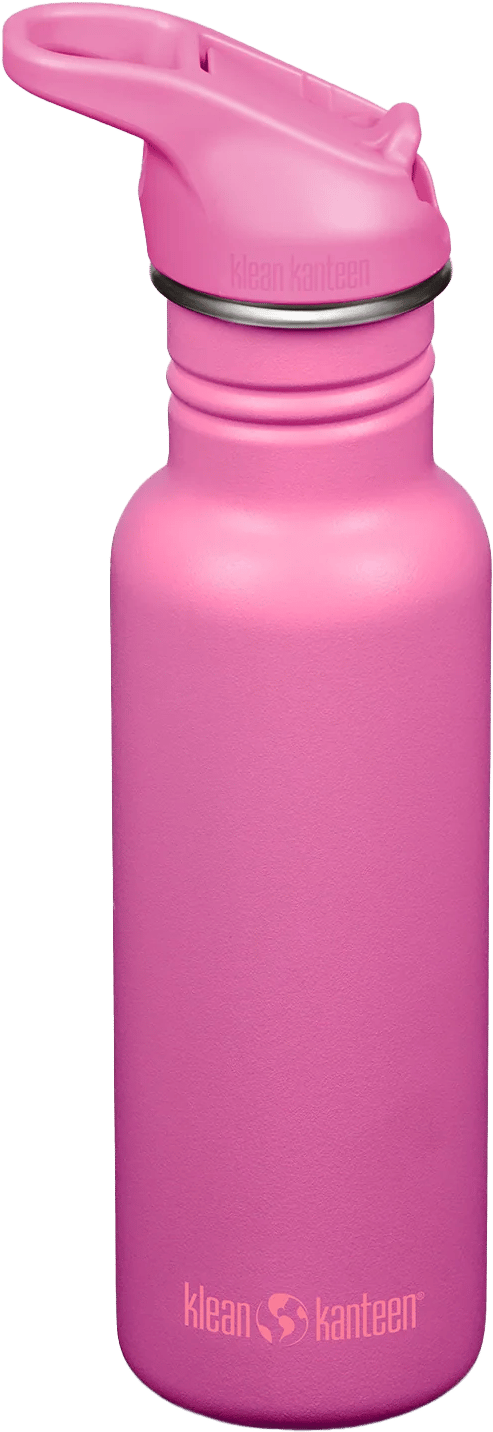Klean Kanteen Classic Narrow 532 ml (W/ Flip Seal Sport Cap and Straw) Rose Violet