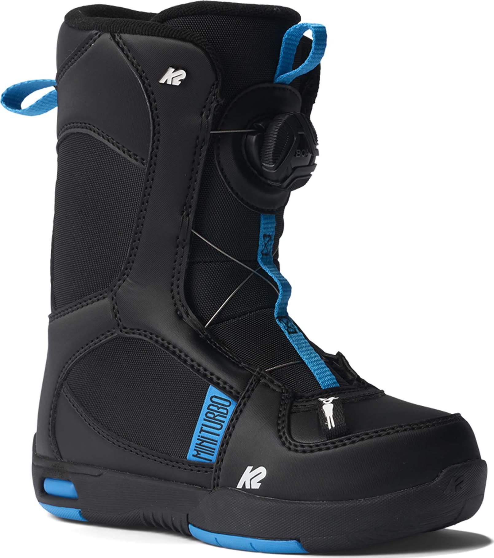 K2 Sports Juniors’ Mini Turbo Snowboard Boots Black