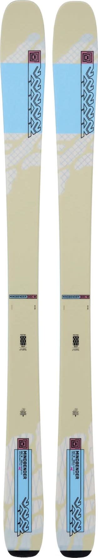 K2 Sports Women's Mindbender 90C Beige Alpinskidor 172 cm