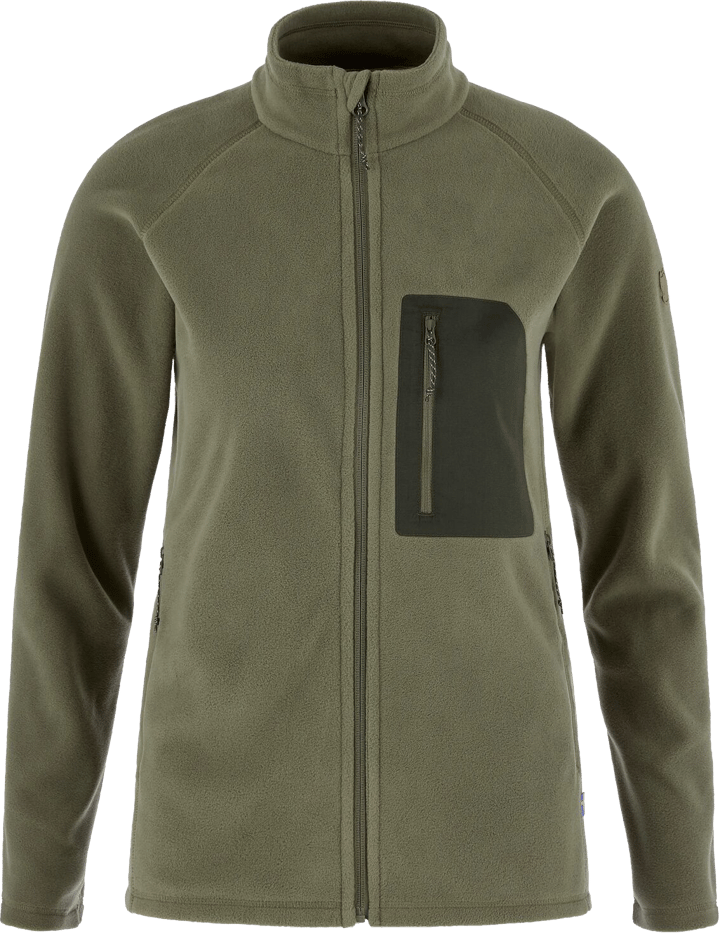 Fjällräven Women's Kaipak Fleece Laurel Green/Deep Forest Fjällräven