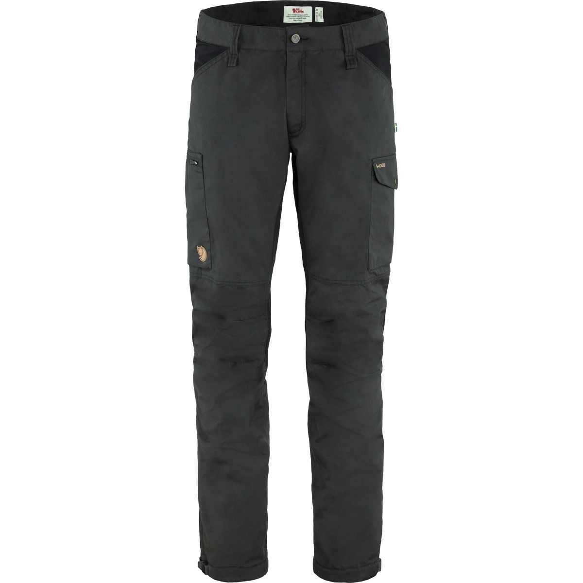 Fjällräven Men's Kaipak Trousers Dark Grey-Black