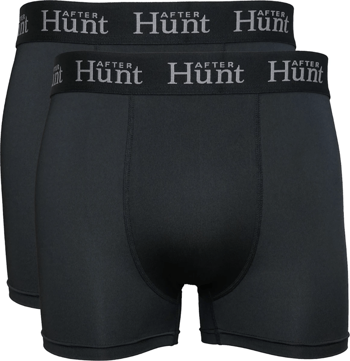 Avignon Men's AFTER Hunt Boxer 2-pack Basic Black Avignon