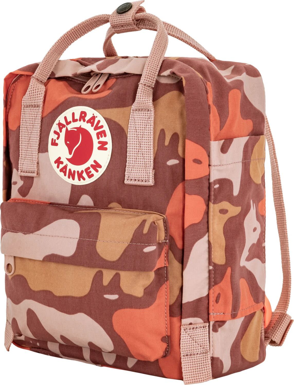 Fjällräven Kånken Graphics Mini Chalkrose-hidden Animals
