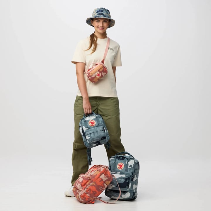 Fjällräven Kånken Graphics Mini Chalkrose-hidden Animals Fjällräven