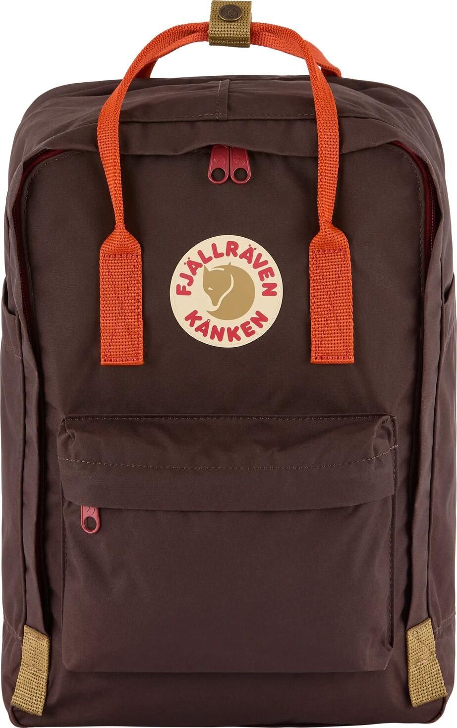 Fjällräven Kånken Koncept Laptop 15" Black Oak/Rowan Red