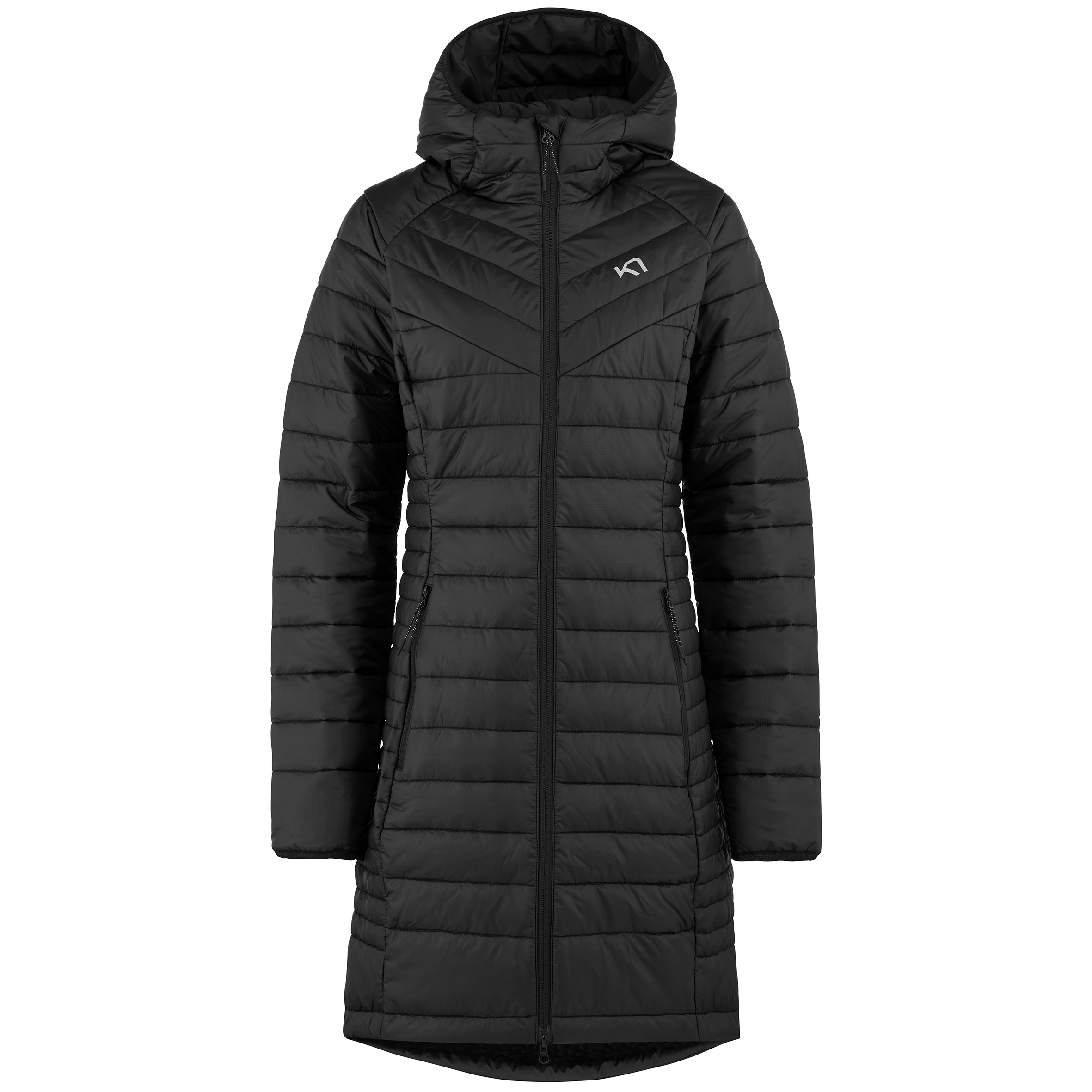 Kari Traa Women's Aada Primaloft Long Jacket Black Parkas mit Synthetikfutter S