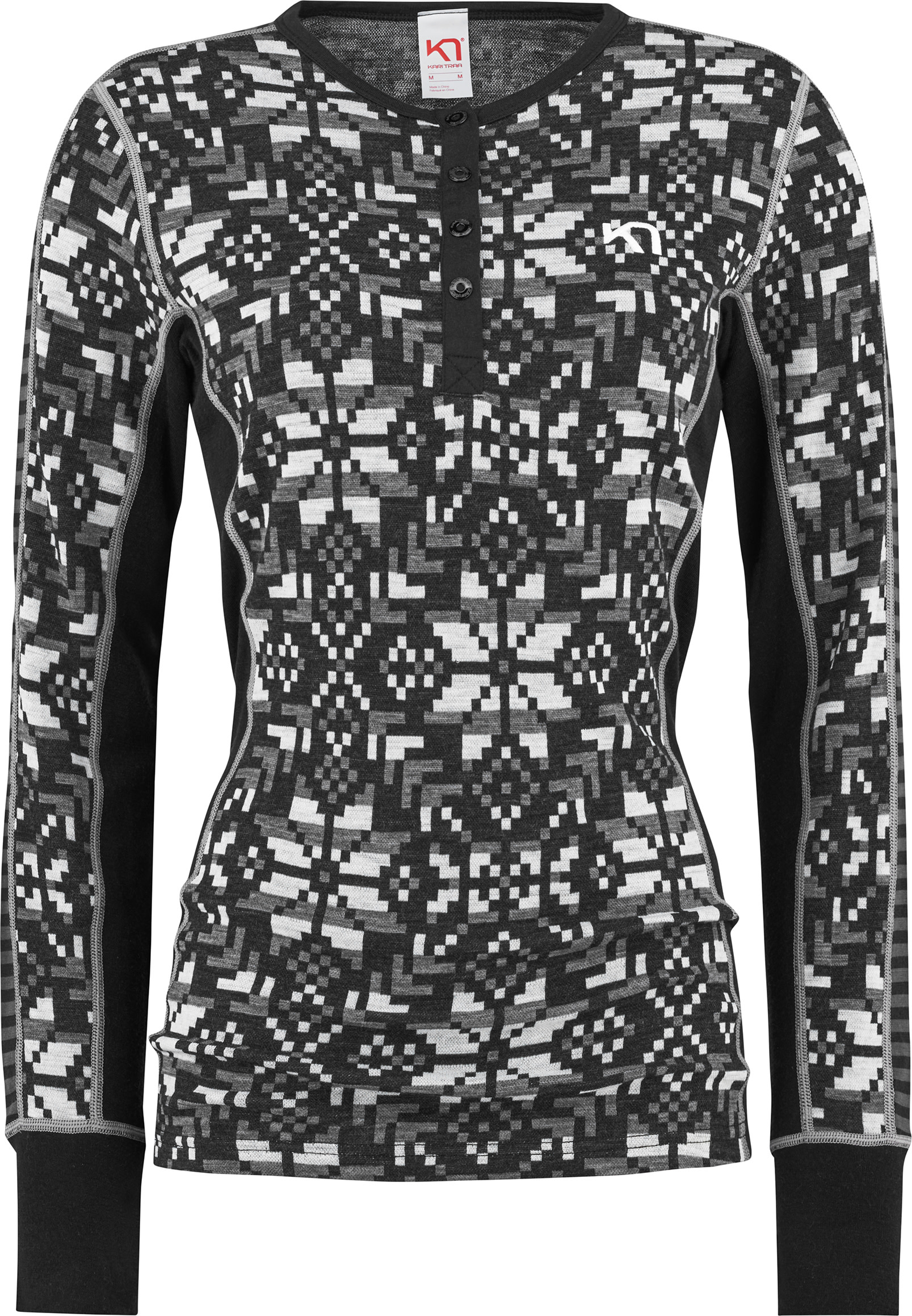 Kari Traa Women's Else Long Sleeve Black Kerrasto yläosat M