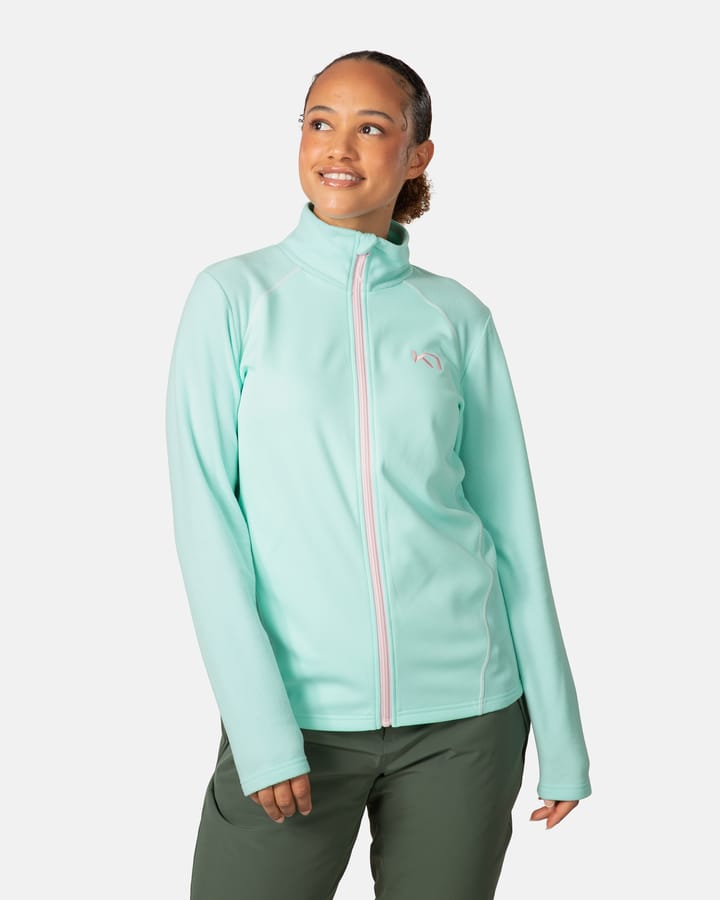 Kari Traa Women's Kari Full Zip Fleece Bright Turquoise Kari Traa