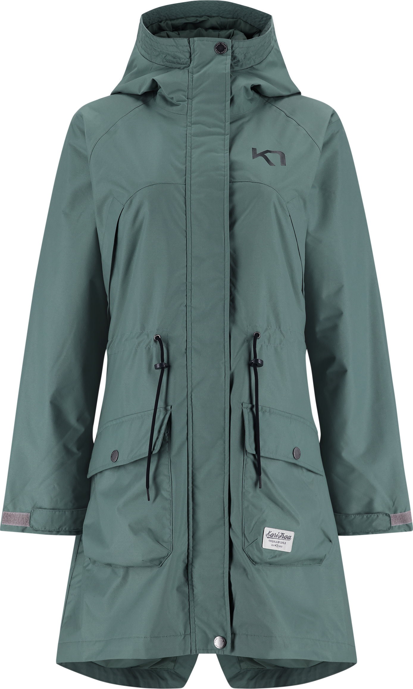 Kari Traa Women's Tesdal Parka Murk Green Syntetfyllda parkas XS