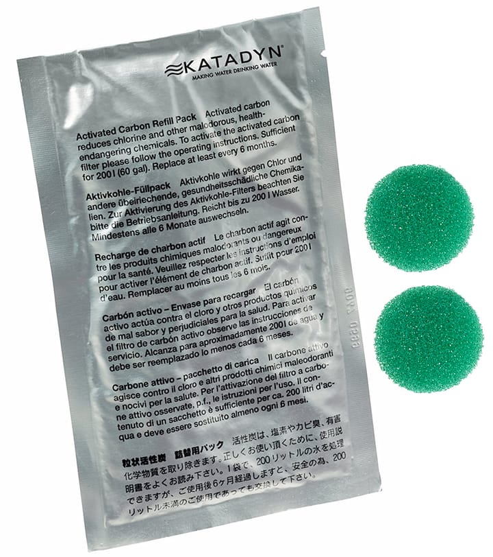 Katadyn Vario Carbon Replacement (2 pk) Silver Katadyn