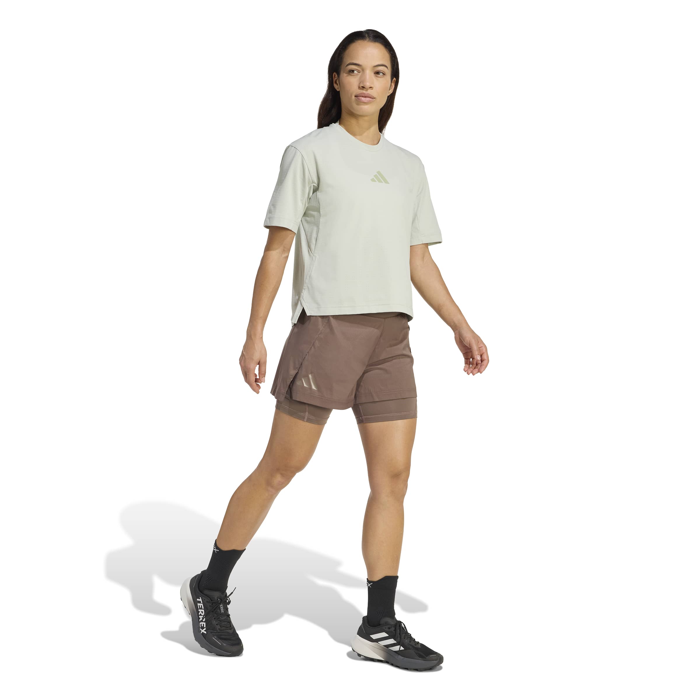 Adidas Women's XPL Trail Tee Halo green