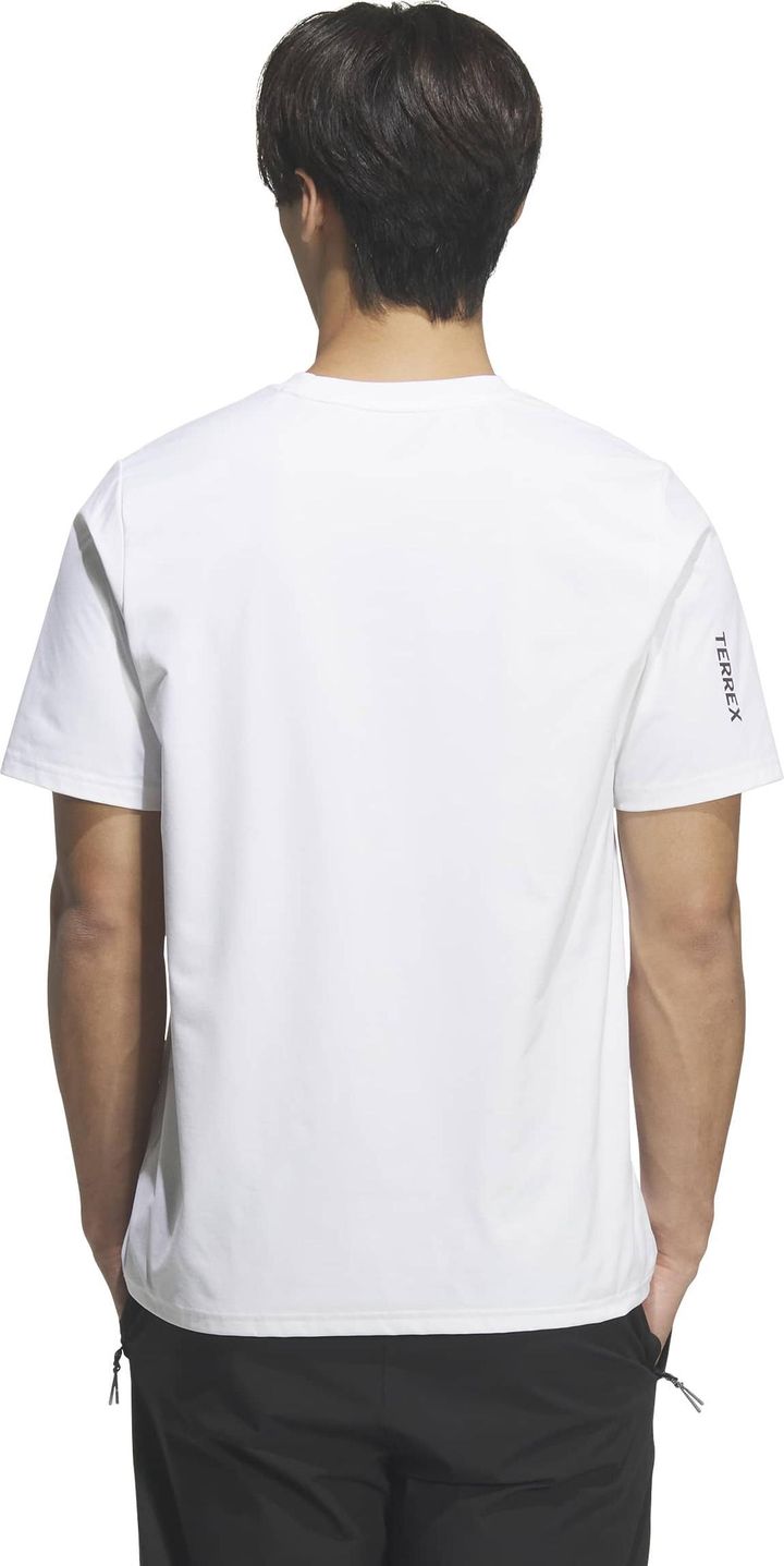 Adidas Men's Xploric Climacool Embroidery Graphic T-shirt White Adidas