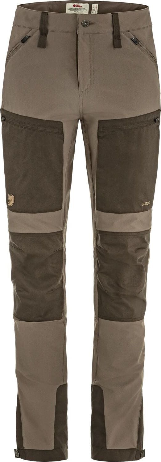 Fjällräven Women's Keb Agile Trousers Suede Brown-dark Olive