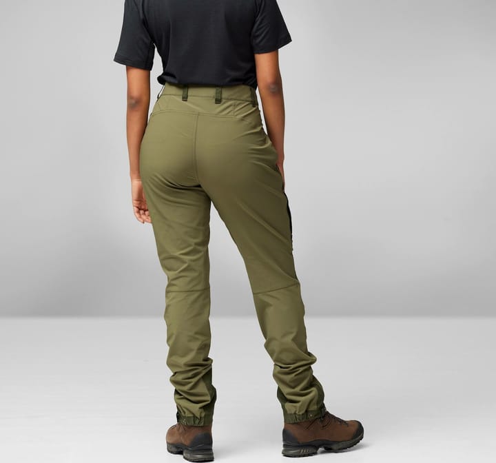 Fjällräven Women's Keb Agile Trousers Suede Brown-dark Olive Fjällräven