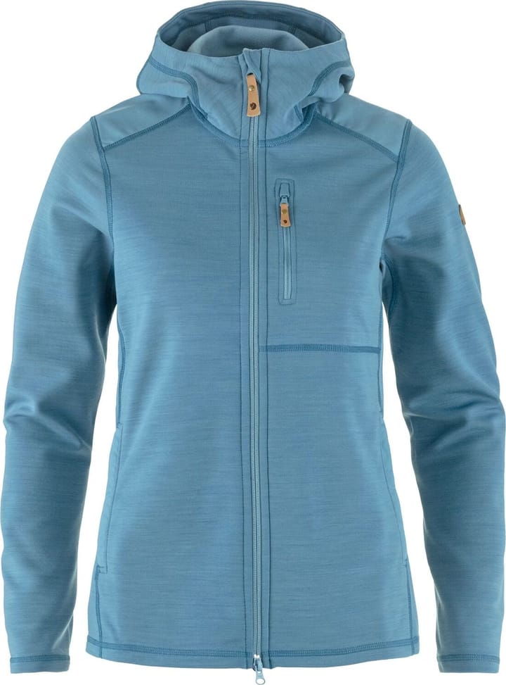 Fjällräven Keb Fleece Hoodie W Dawn Blue Fjällräven