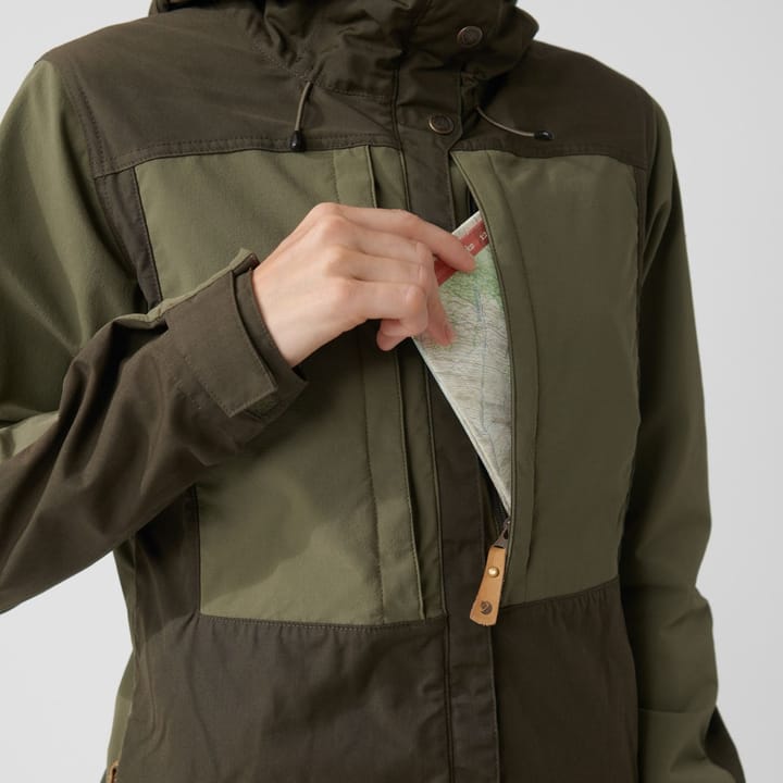 Fjällräven Keb Jacket W Deep Forest-Laurel Green Fjällräven