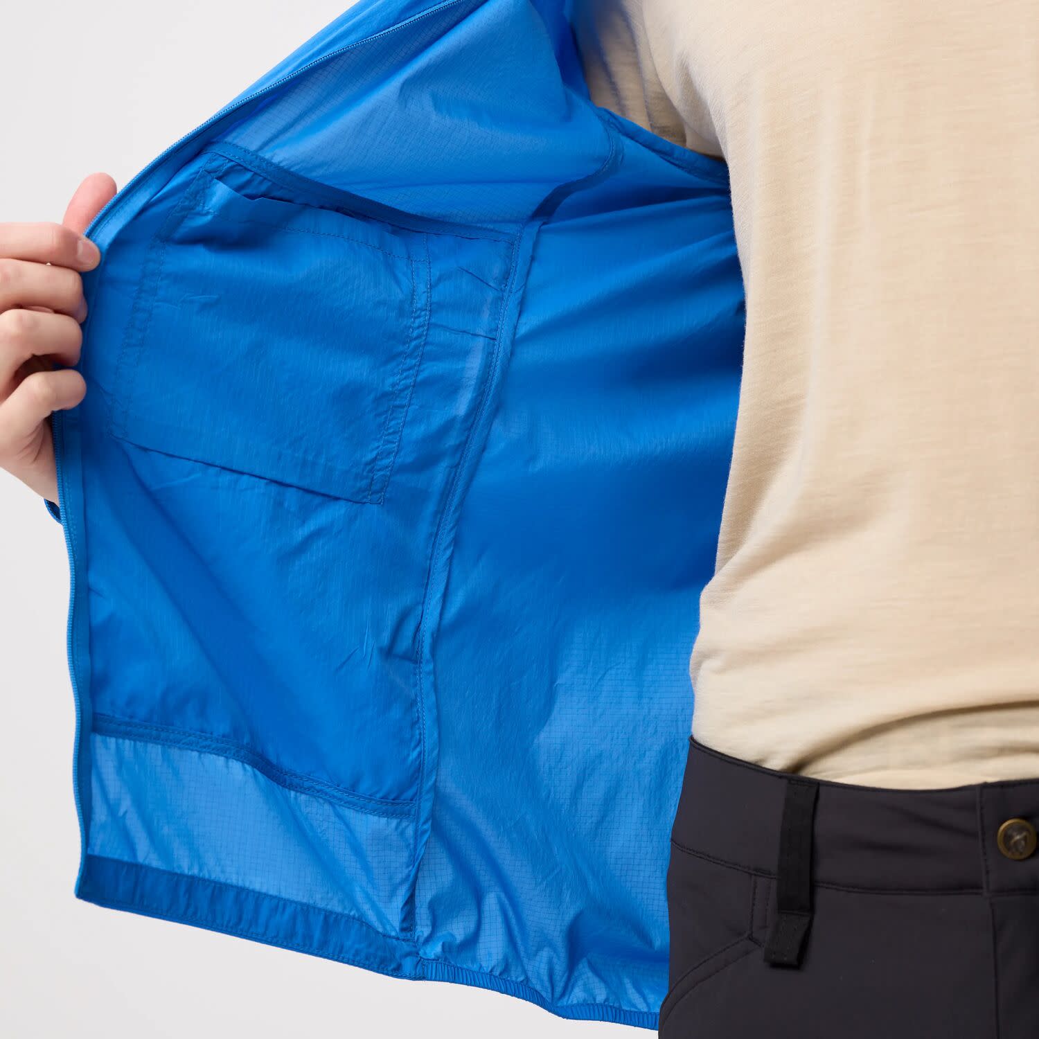 Fjällräven Men's Keb Lätt Wind Jacket Un Blue